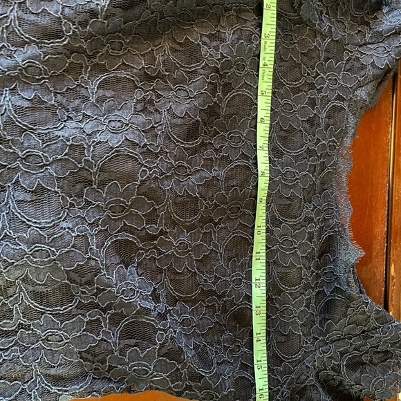 Joseph Ribkoff Size 6 Blue Lace Top Style 144469 (Size 6 or Size 8) - Picture 3 of 10